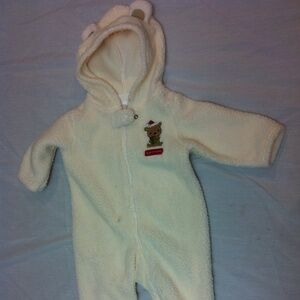 🍇🍇🍇   JUST ONE YOU GIRLS SHERPA SUIT MY 1ST CHRISTMAS SIZE 9 MONTHS  🍇🍇🍇